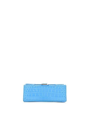Balenciaga Hourglass Top Handle Bag Crocodile Embossed Leather XS (view 2)