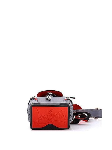 Christian Louboutin Explorafunk Keyring Crossbody Bag Spiked Leather (view 2)