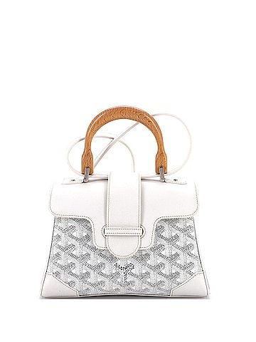 Goyard Saigon Top Handle Bag Coated Canvas with Leather Mini (view 1)