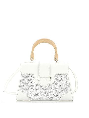 Goyard Saigon Top Handle Bag Coated Canvas with Leather Mini (view 1)