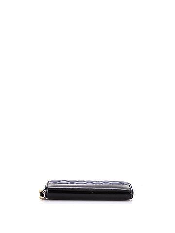 Chanel Gabrielle Zip Around Wallet Quilted Aged Calfskin Small (view 2)