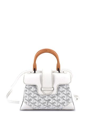 Goyard Saigon Top Handle Bag Coated Canvas with Leather Mini (view 1)