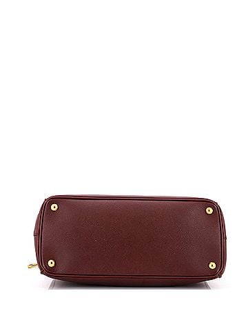 Prada Double Zip Lux Tote Saffiano Leather Medium (view 2)