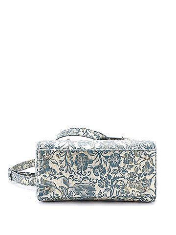 Christian Dior Lady Dior Bag Floral Print Metallic Leather Medium (view 2)