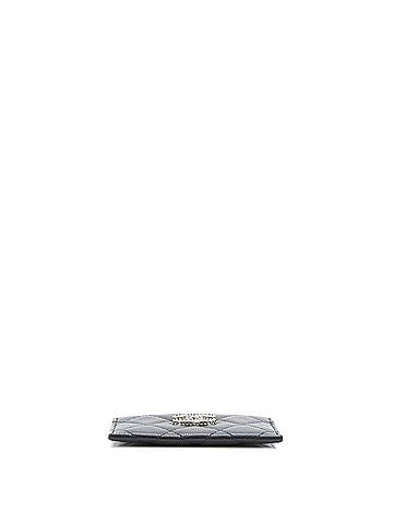 Chanel Crystal CC Card Holder Quilted Caviar (view 2)