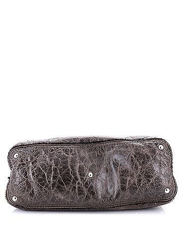 Prada Convertible Tote Studded Distressed Leather Large (view 2)