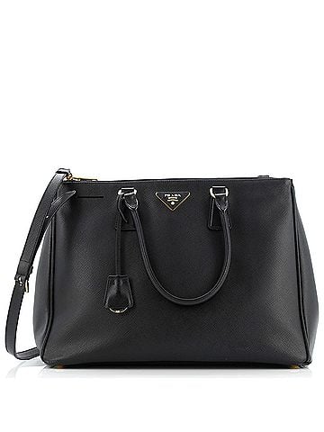 Prada Double Zip Lux Tote Saffiano Leather Large (view 1)
