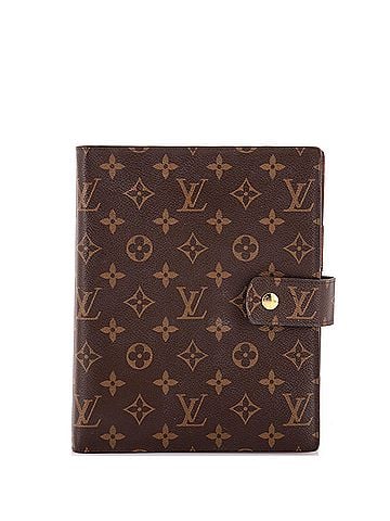 Louis Vuitton Ring Agenda Cover Monogram Canvas GM (view 1)