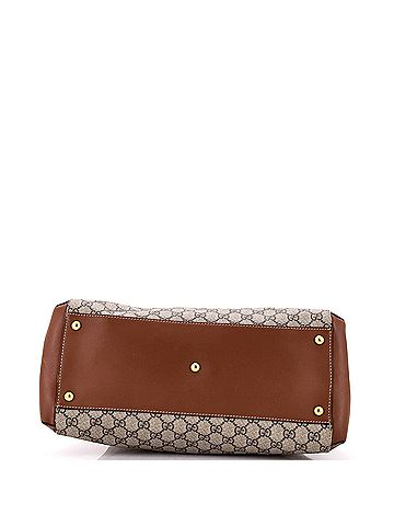 Gucci Trapezoid Top Handle Tote GG Coated Canvas Medium (view 2)
