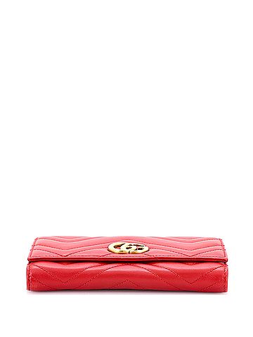 Gucci GG Marmont Continental Wallet Matelasse Leather (view 2)