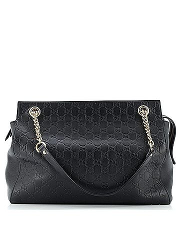 Gucci Soft Signature Shoulder Bag Guccissima Leather Large (view 1)