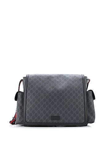 Gucci Web Strap Diaper Bag GG Coated Canvas Small (view 1)