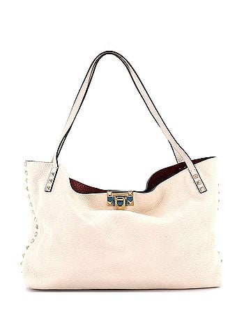 Valentino Garavani Rockstud Convertible Flip Lock Tote Leather Medium (view 1)
