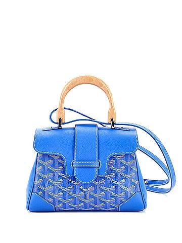Goyard Saigon Top Handle Bag Coated Canvas with Leather Mini (view 1)