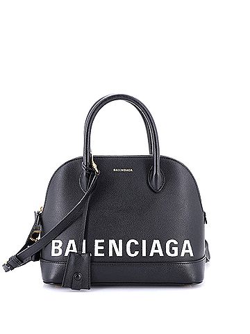 Balenciaga Logo Ville Bag Leather Small (view 1)