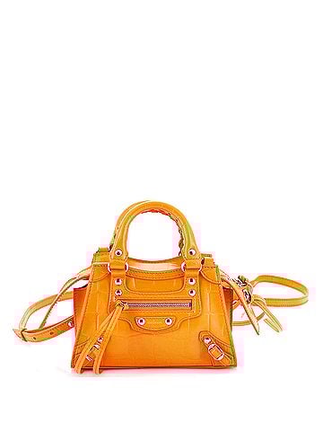 Balenciaga Neo Classic City Bag Crocodile Embossed Leather Nano (view 1)