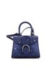 Delvaux Blue Moonlight Brillant Top Handle Bag Embroidered Leather with Crystals Mini One size - photo 1