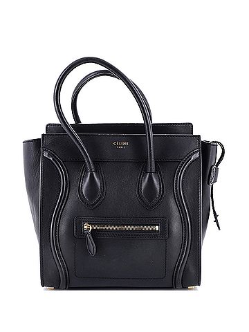 Céline Luggage Bag Smooth Leather Micro (view 1)