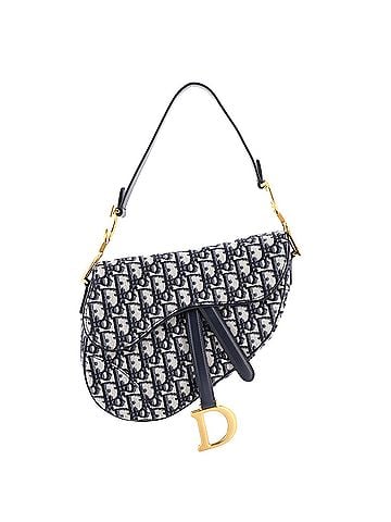 Christian Dior Saddle Handbag Oblique Canvas Medium (view 1)