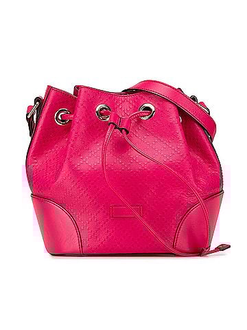 Gucci Diamante Leather Bright Bucket Bag (view 1)