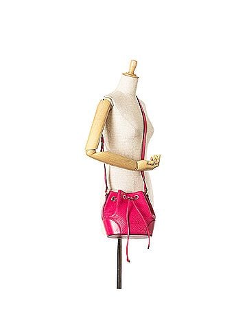 Gucci Diamante Leather Bright Bucket Bag (view 2)