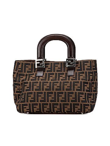 Fendi Small Zucca Canvas Twins Tote (view 1)