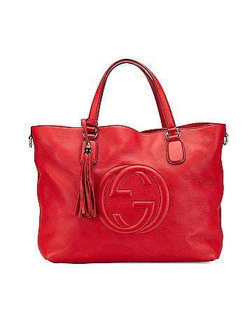 Gucci Large Leather Soho Working Tote (view 1)