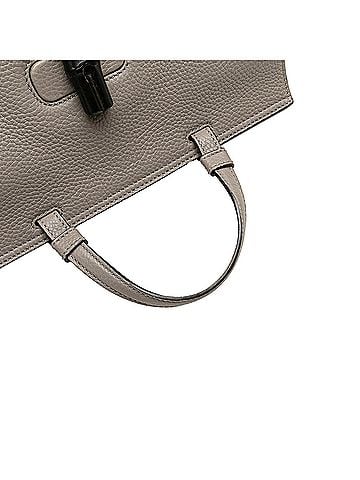 Gucci Medium Leather Bamboo Daily Satchel (view 2)