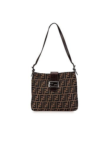 Fendi Zucca Canvas Shoulder Bag (view 1)