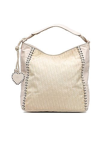 Dior Diorissimo Canvas and Leather Ethnic Tote (view 1)