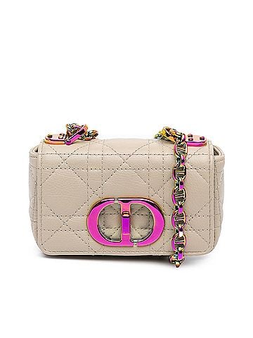 Dior Micro Supple Calfskin Cannage Caro Bag (view 1)