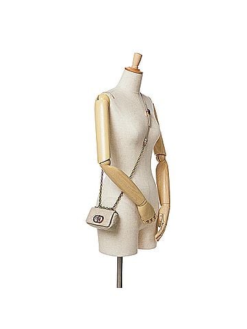 Dior Micro Supple Calfskin Cannage Caro Bag (view 2)