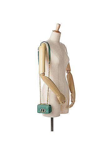 Dior Micro Calfskin Cannage Supple Caro Bag (view 2)