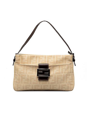 Fendi Zucca Canvas Shoulder Bag (view 1)