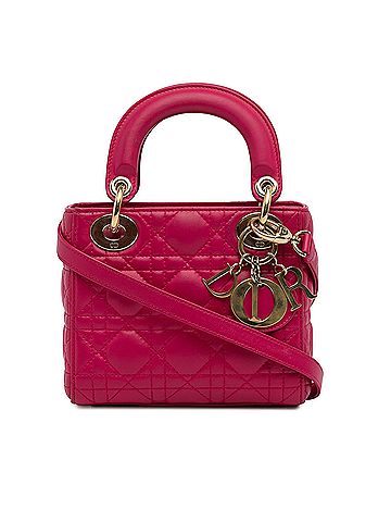 Dior Mini Lambskin Cannage Lady Dior (view 1)