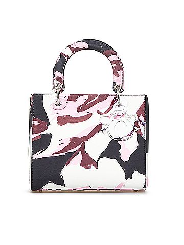 Dior Medium Canvas Floral Graffiti Lady Dior (view 1)