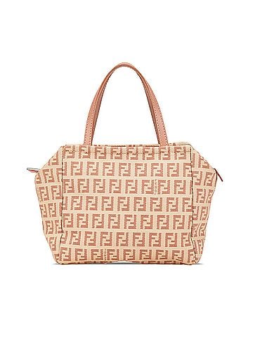 Fendi Mini Zucchino Canvas Handbag (view 1)
