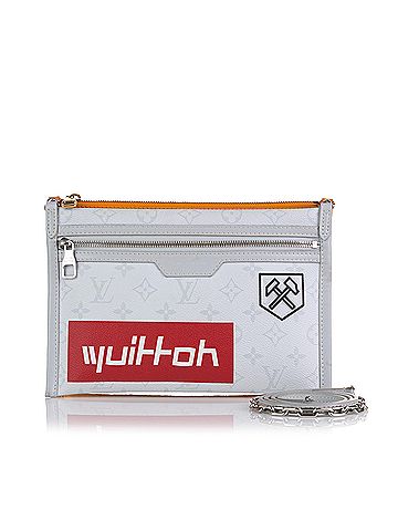 Louis Vuitton Monogram Antartica Double Flat Messenger (view 2)