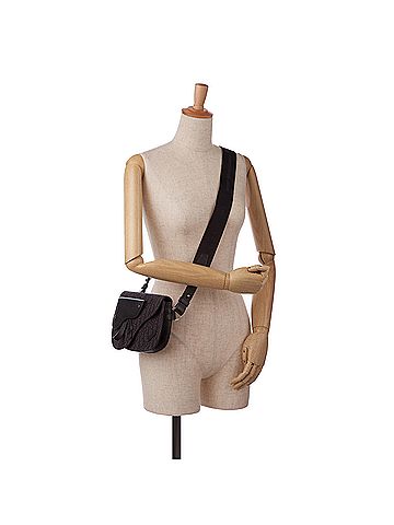 Dior Oblique Canvas Saddle Messenger Bag (view 2)