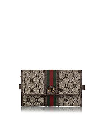 Balenciaga The Hacker Project BB Supreme Web Wallet On Strap (view 1)