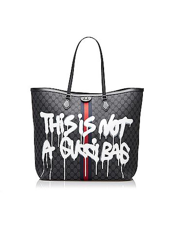 Balenciaga The Hacker Project Graffiti BB Supreme Tote (view 1)