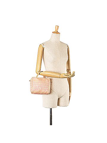 Fendi Mini Zucchino Canvas Handbag (view 2)