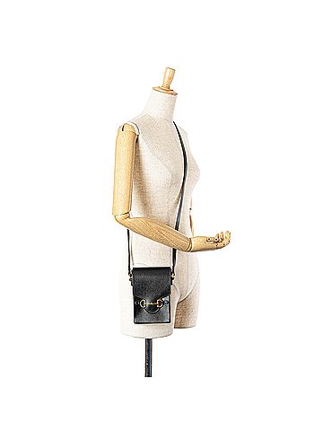 Gucci Mini Leather Horsebit 1955 Crossbody (view 2)