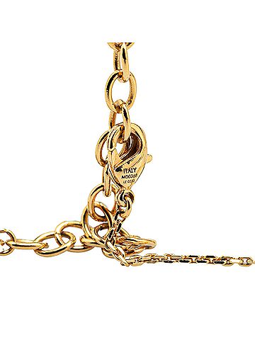 Louis Vuitton Gold Plated Petit Louis Necklace (view 2)