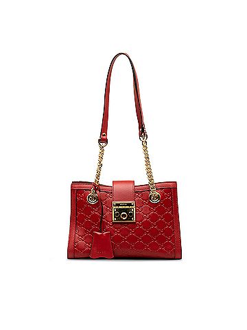 Gucci Small Guccissima Padlock Tote (view 1)