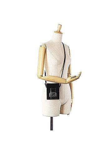 Fendi Mini Nylon FF Lock Crossbody (view 2)