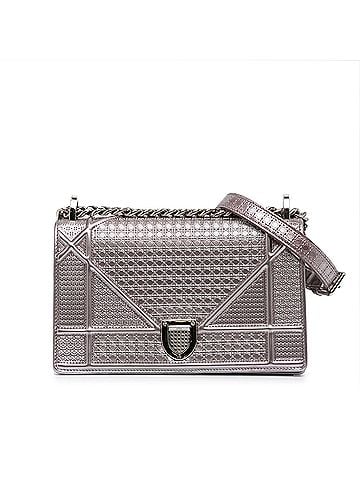 Dior Patent Microcannage Diorama Crossbody (view 1)