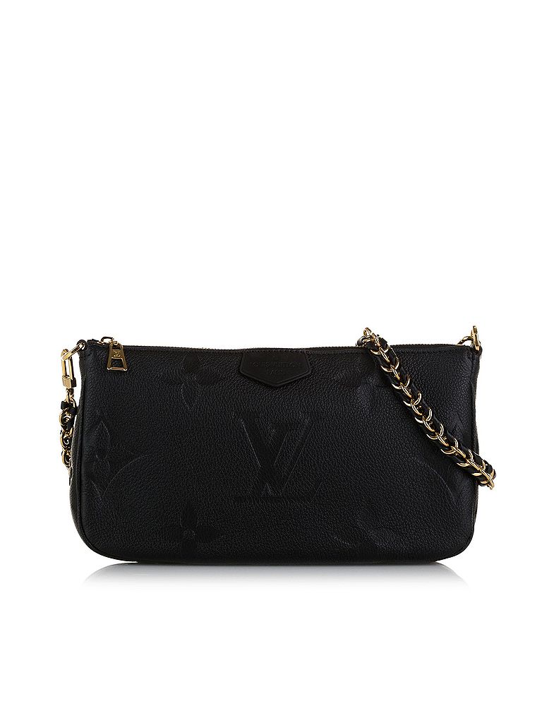 Louis Vuitton 100% Leather Black Monogram Empriente Bicolor Pochette Felicie One size - photo 1
