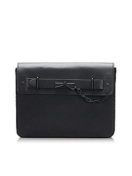 Louis Vuitton Leather Clutch