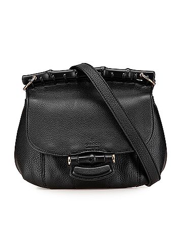 Gucci Small Leather Bamboo Nouveau Fringe Crossbody (view 1)